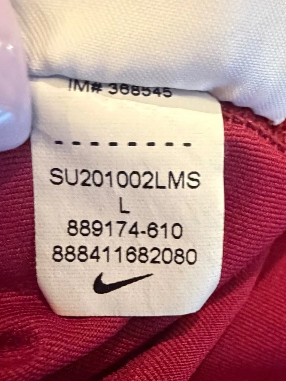 Nike Pro Men's Burgundy Compression Activewear Shirt Gym, Sporty, Size Large